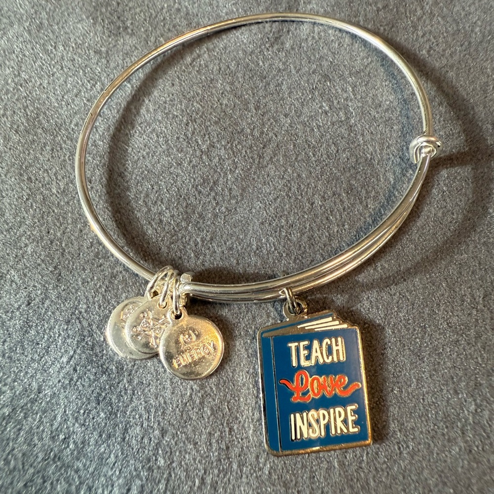Alex and Ani Teach Love Inspire Charm Bracelet